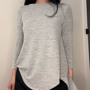 RD Style Heather Gray Long Sleeve Top